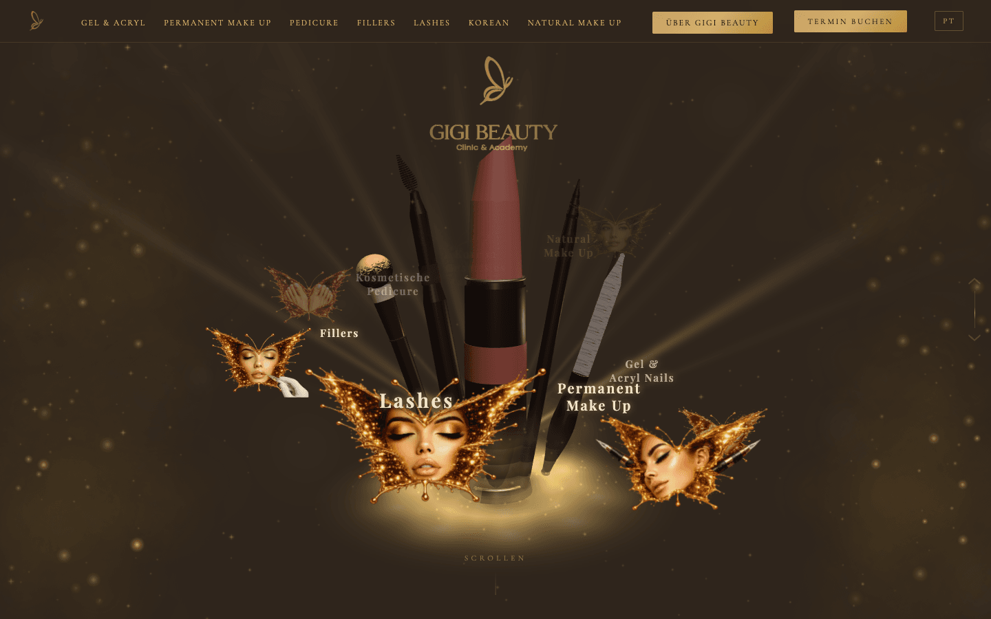 GiGi Beauty – 3D-Website · Beauty